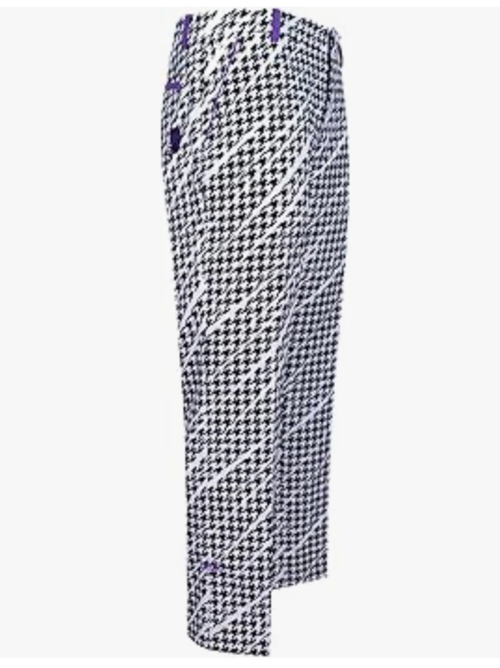Tattoo Golf Houndstooth ProCool Golf Pants Size 38/30 Black White Purple Active